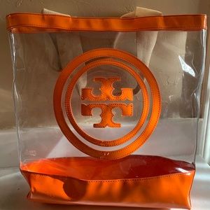Tory Burch clear tote bag